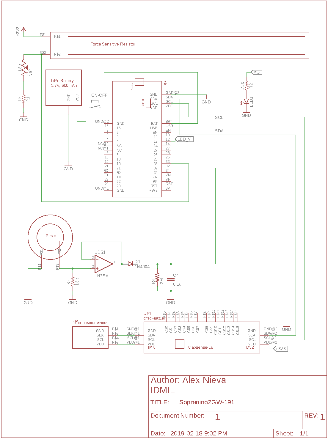 T-Stick Sopranino schematics