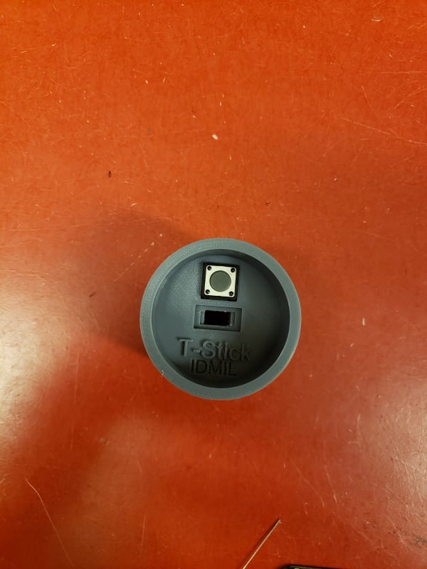 button top view