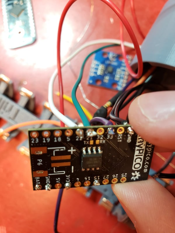 imu wiring to tinypico