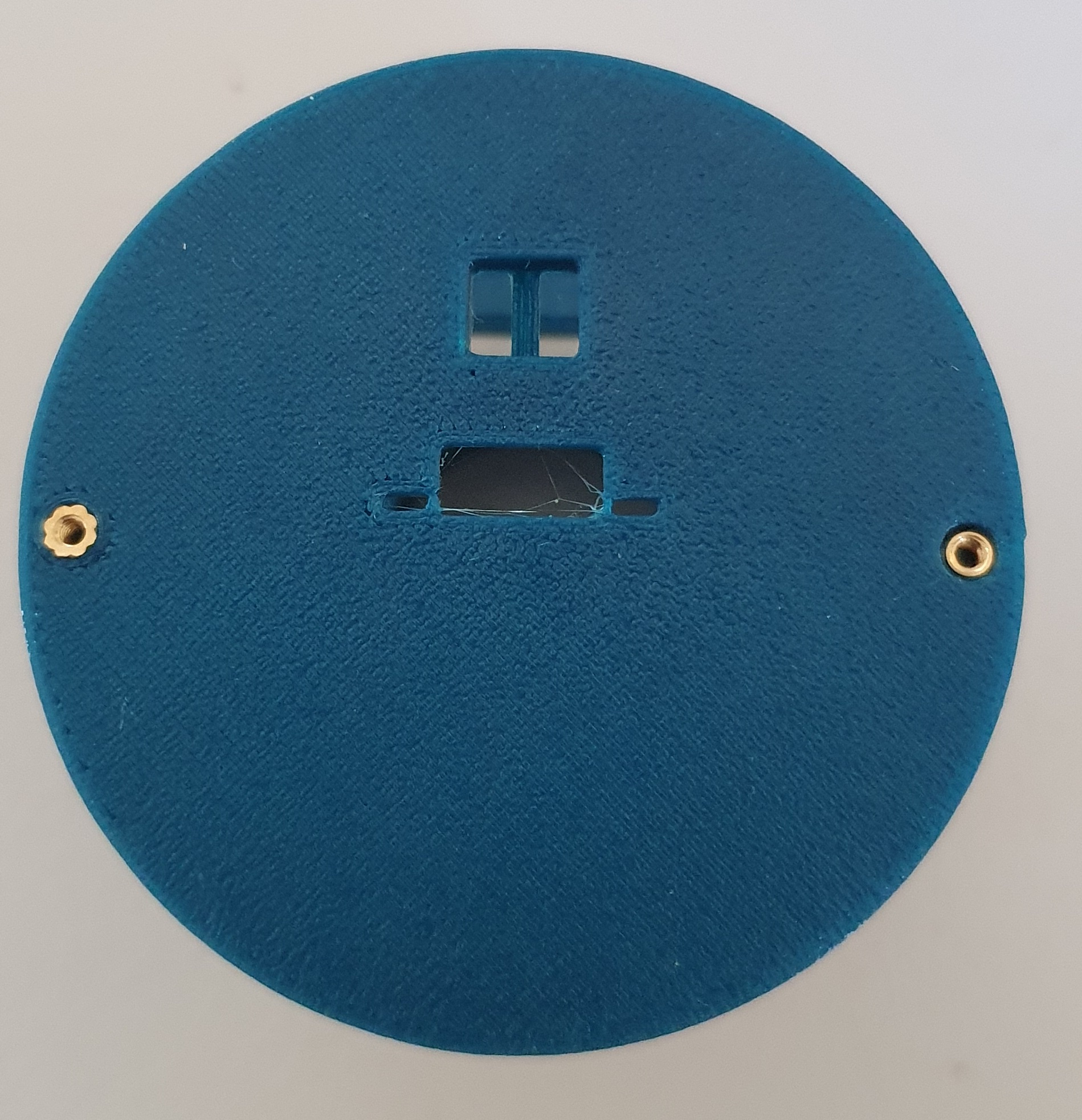 M2 inserts in the front of the ESP32 cap