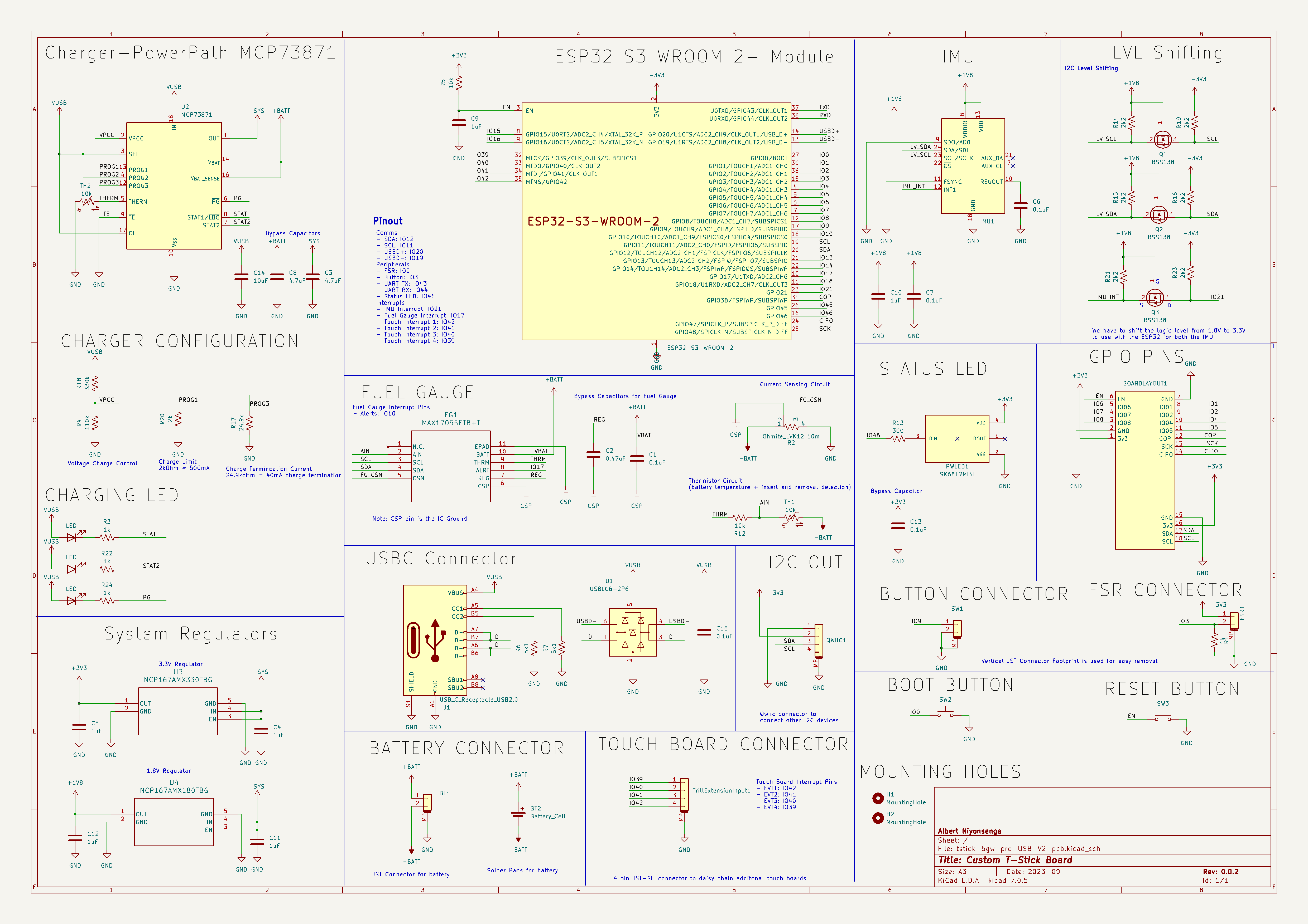 Custom ESP32 Board Schematics