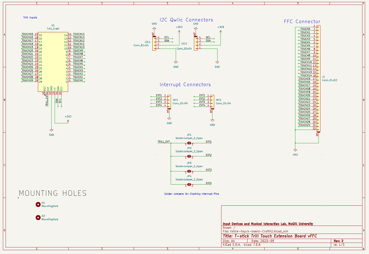 Touch Board Schematic